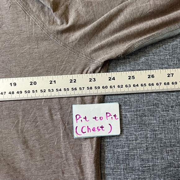 Lululemon Henley Pullover Stretch long Sleeve Shirt - Men's Size XL - Tan - Picture 4 of 8